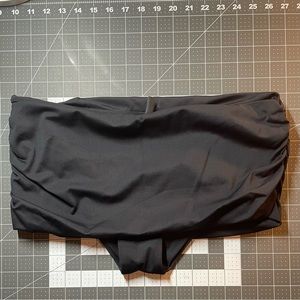 Skims Sculpting Fold-over Swim Bottoms Bikini Swimsuit Black XL